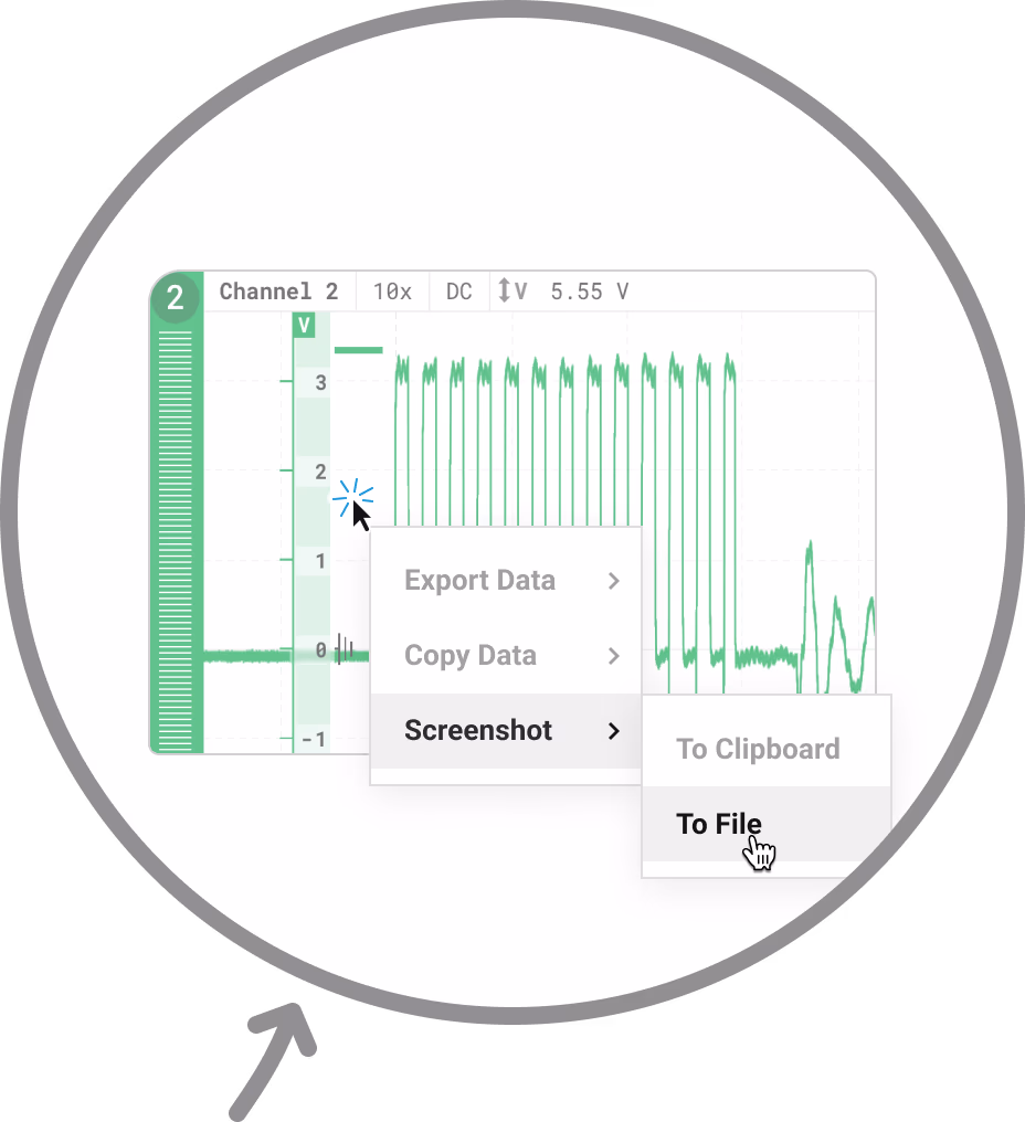 Saleae Logic: screenshot to clipboard or file in one click